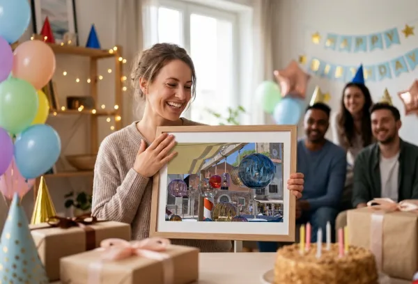 Póster de regalo para cumpleaños